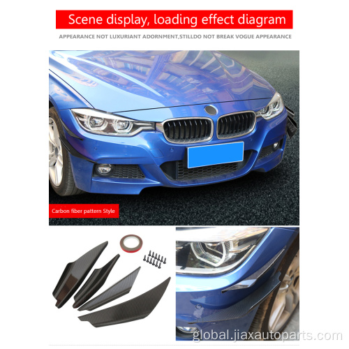 Universal Car Spoiler Universal car Front bumper carbon fiber Spoiler Supplier